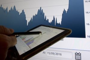 Charts on a tablet